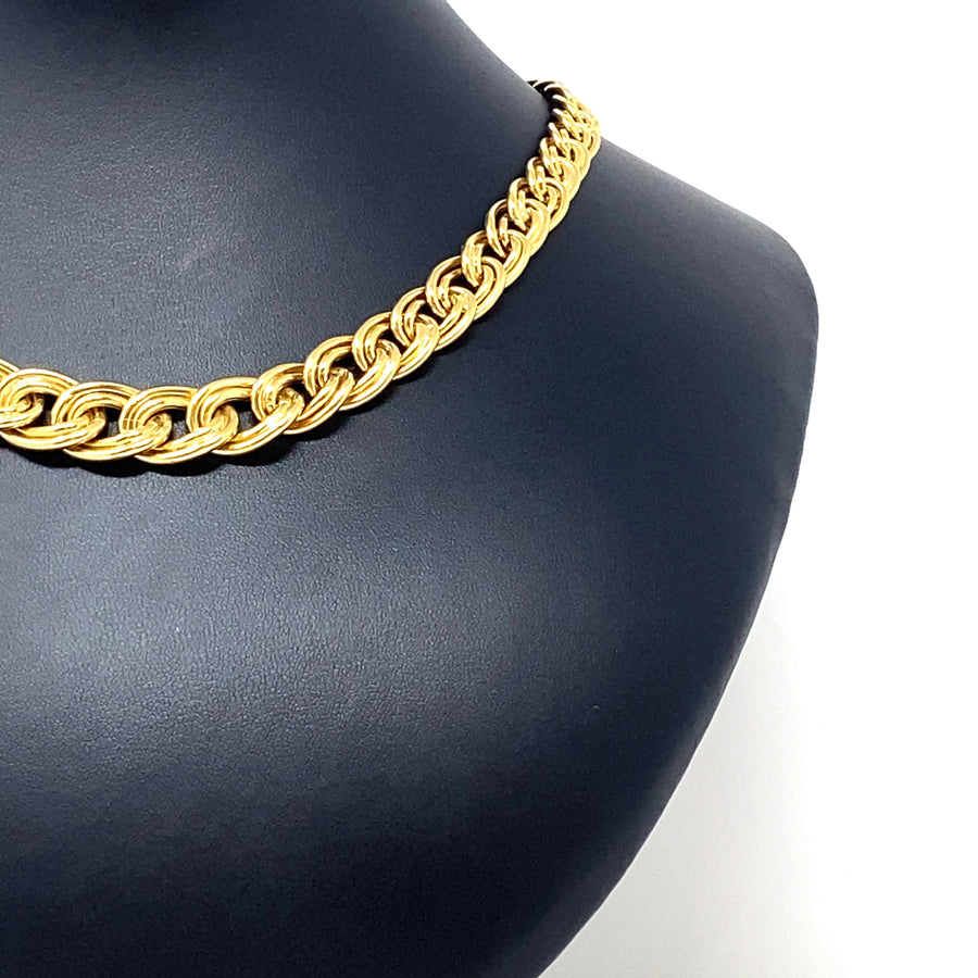 18ct Yellow Gold Graduated Necklace (18")