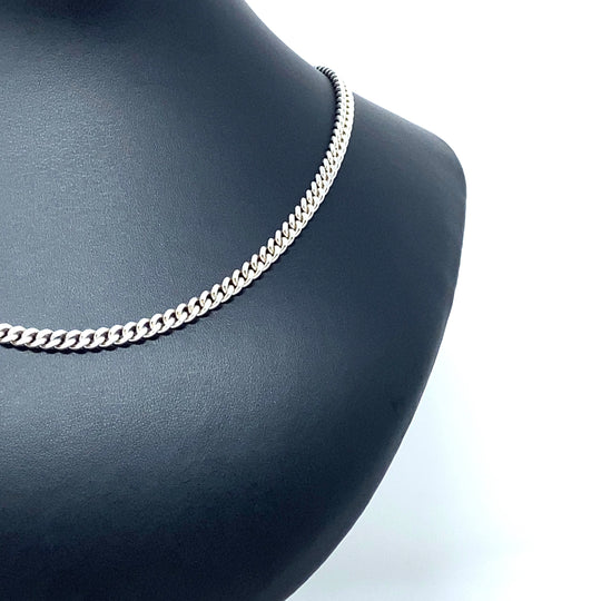 Sterling Silver Curb Chain (20")