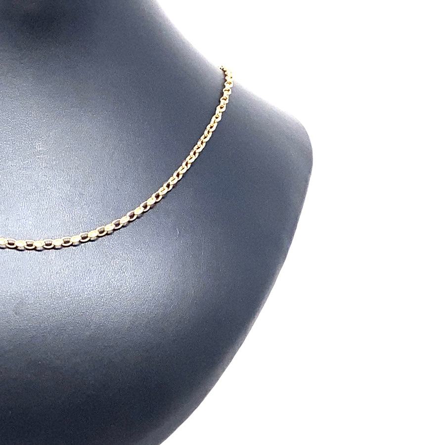 9ct Yellow Gold Belcher Chain (22")