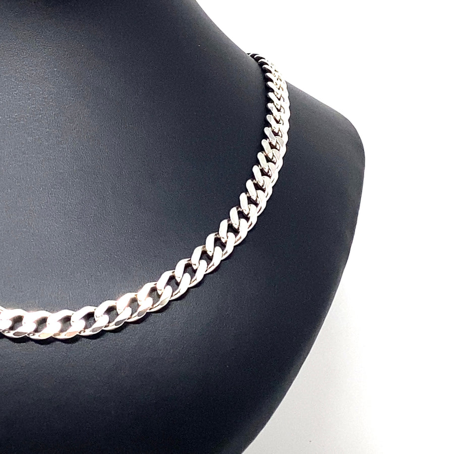 Sterling Silver Curb Chain (22")