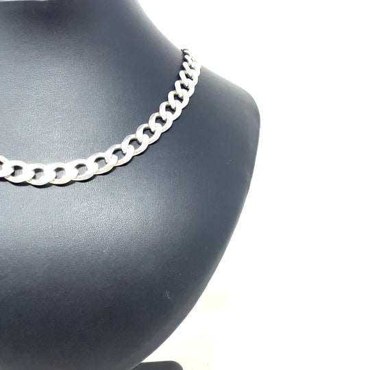Sterling Silver Curb Chain (25")