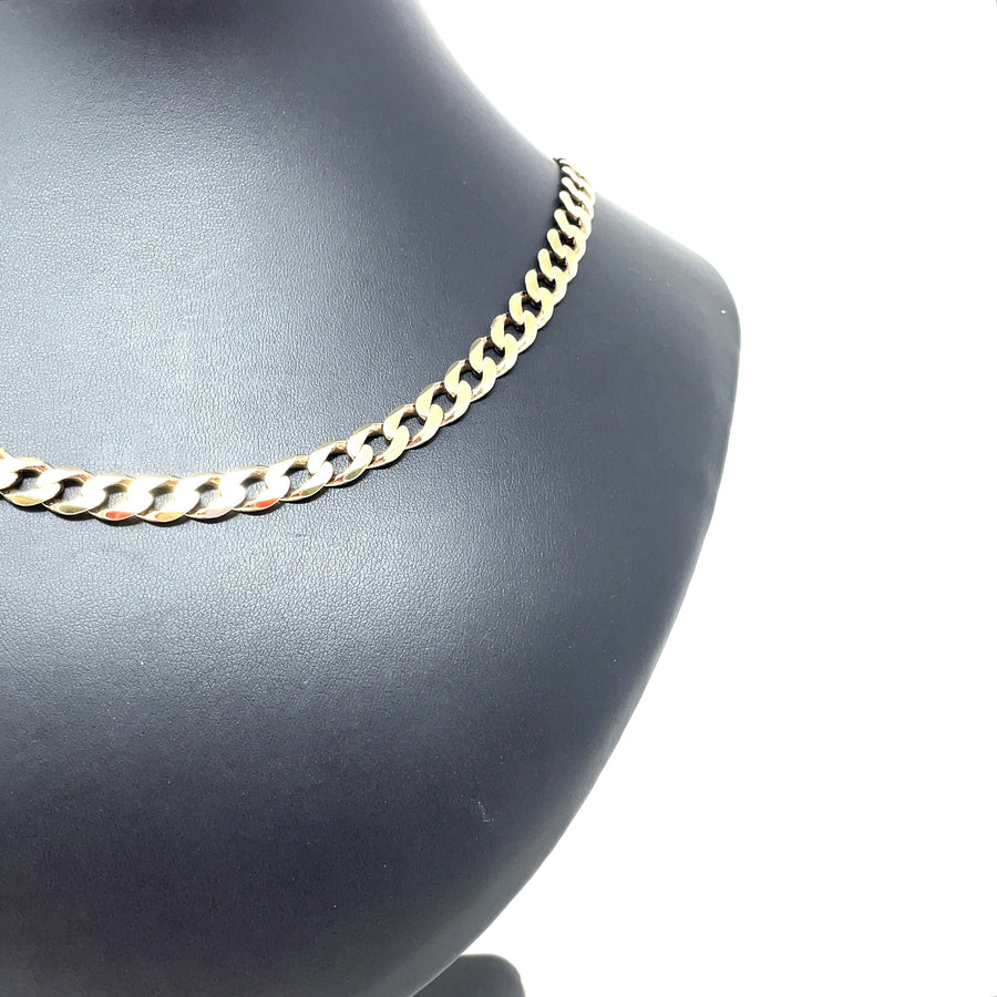 9ct Yellow Gold Curb Chain (26")