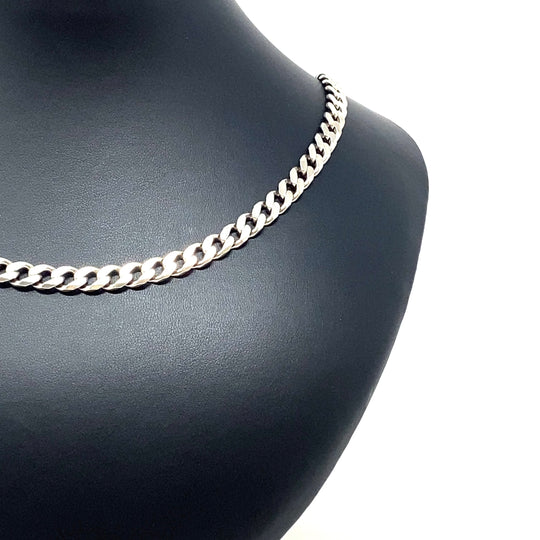 Sterling Silver Curb Chain (22")