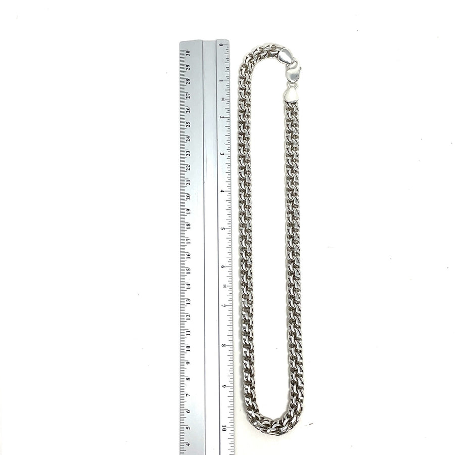 Sterling Silver Fancy Link Chain (20")