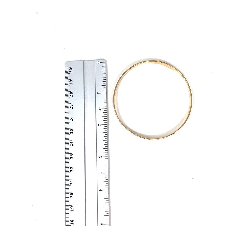 9ct Yellow Gold Textured Bangle