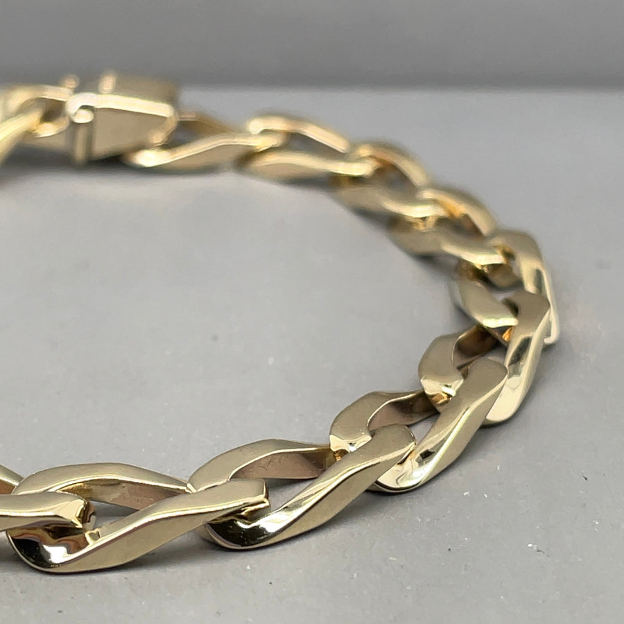 9ct Yellow Gold Fancy Link Bracelet