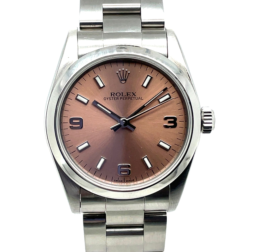 Pre-Owned Stainless Steel Oyster Perpetual Rolex (Midi)