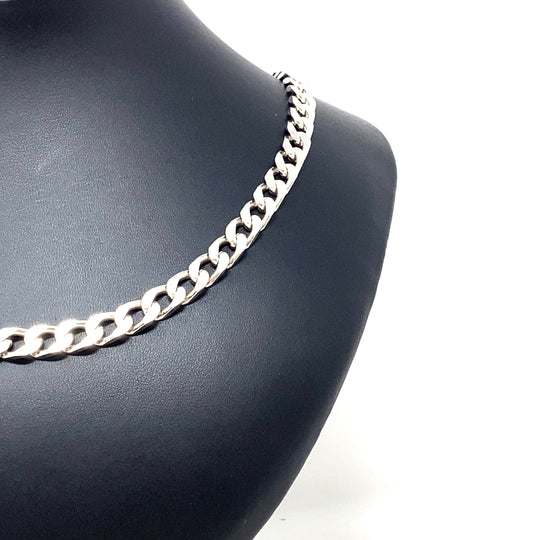 Sterling Silver Curb Chain (20")