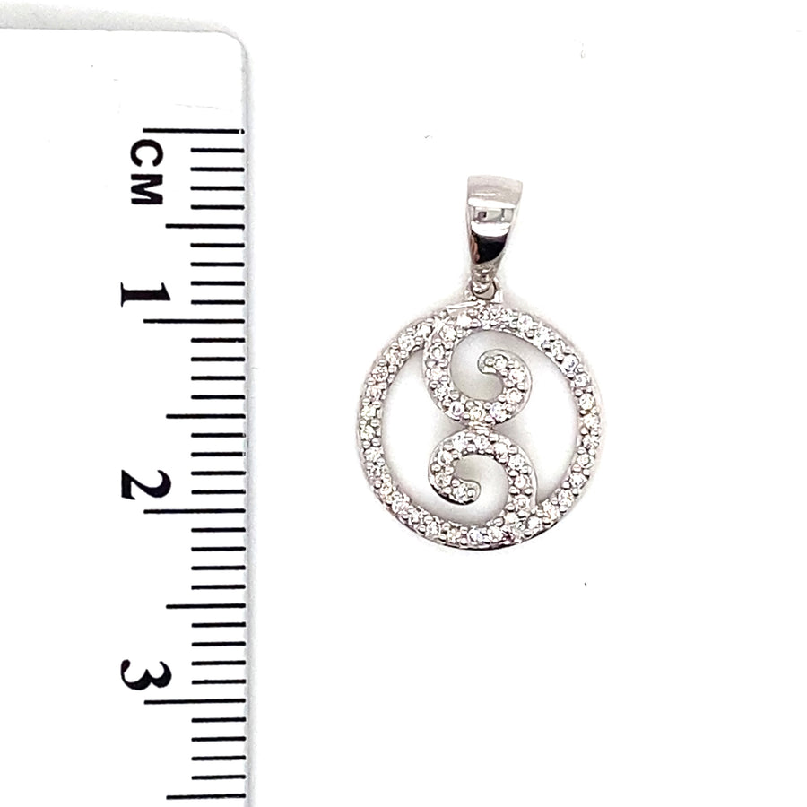 18ct White Gold Diamond Pendant (c. 0.30ct)