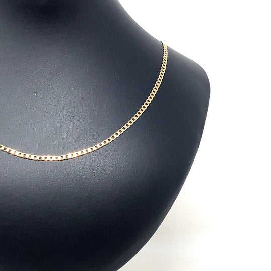 9ct Yellow Gold Curb Chain (26")