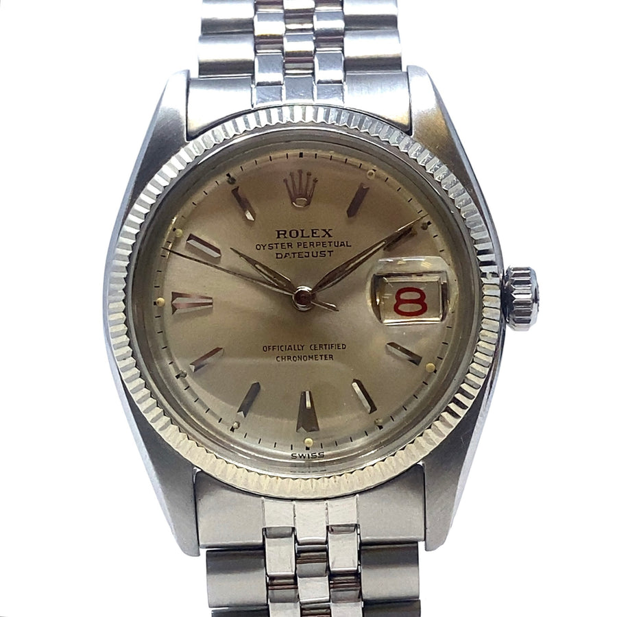 Pre Owned Stainless Steel Vintage Brevet Rolex Gents