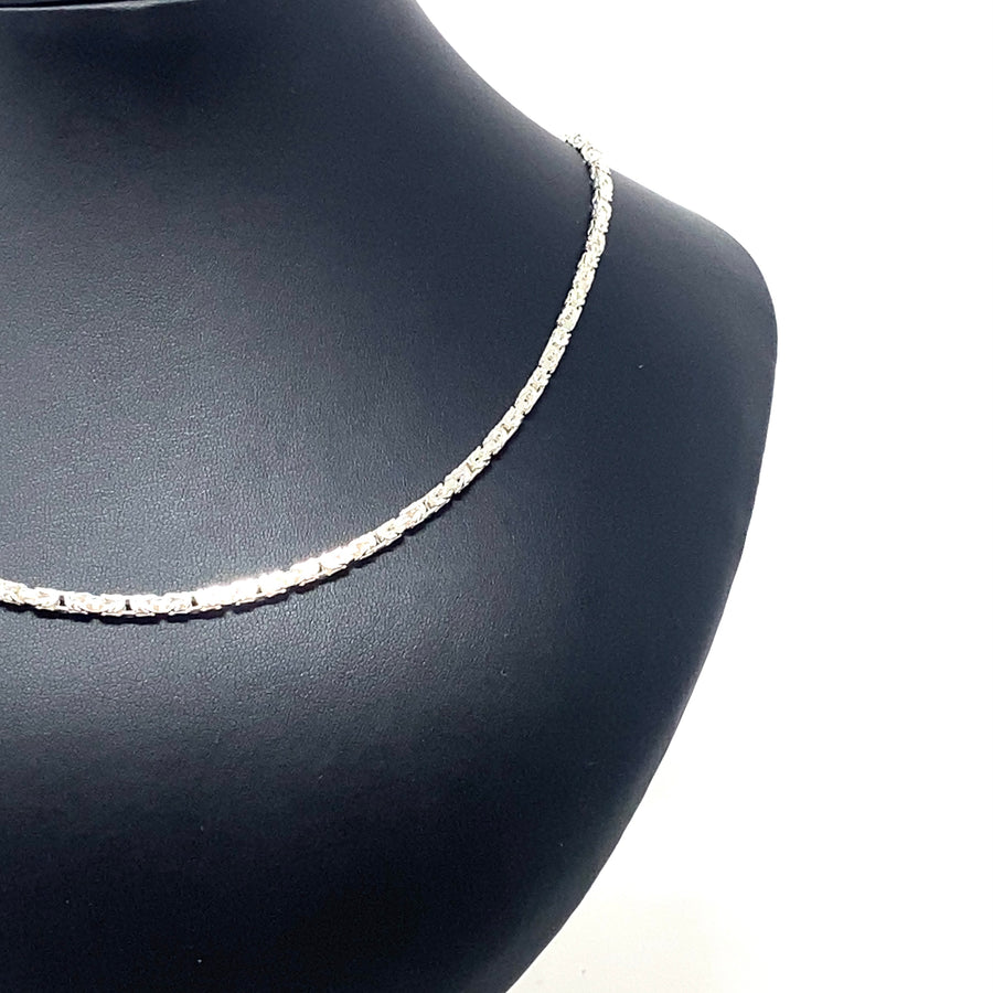 Sterling Silver Byzantine Chain (22")