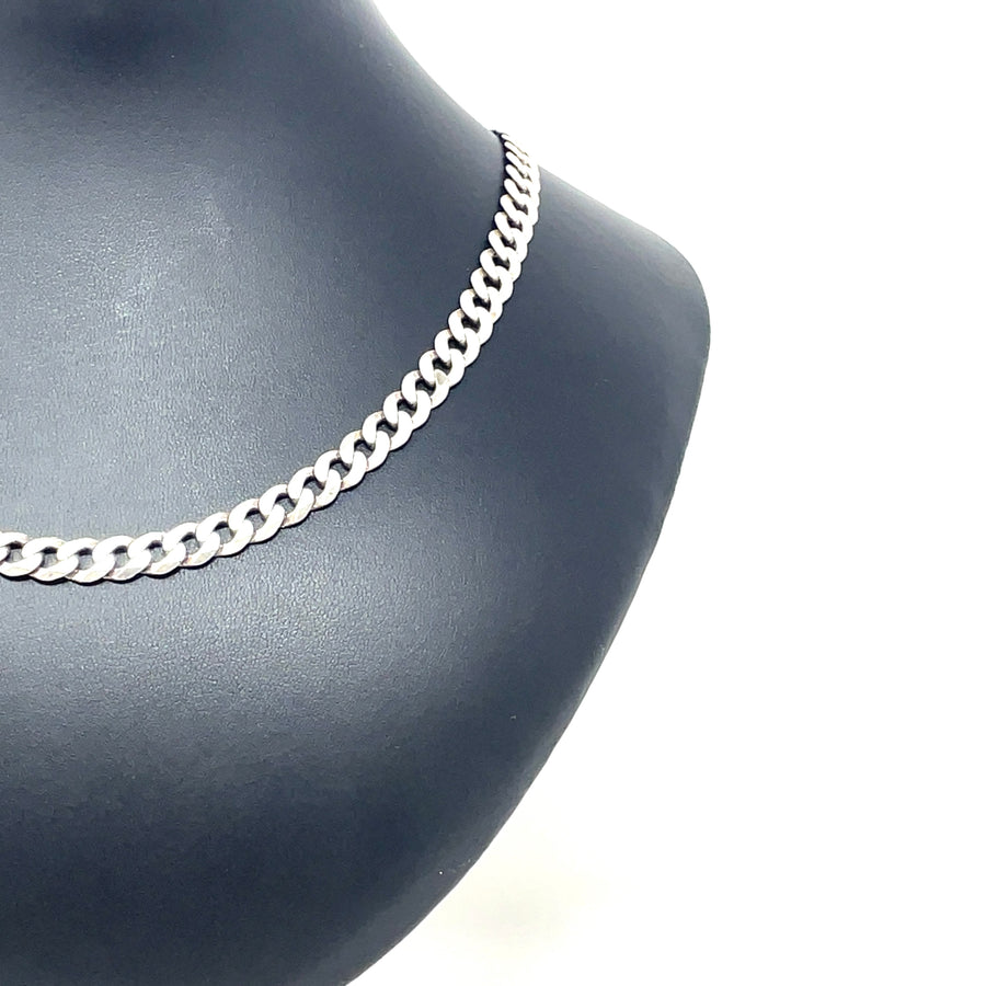 Sterling Silver Curb Chain (23")