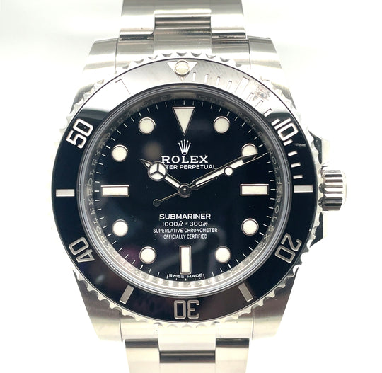 Pre-Owned Stainless Steel Submariner Rolex (Gents)