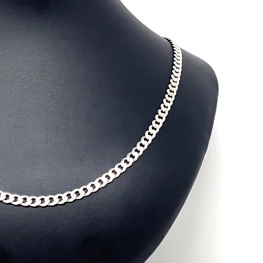 Sterling Silver Curb Chain (30")