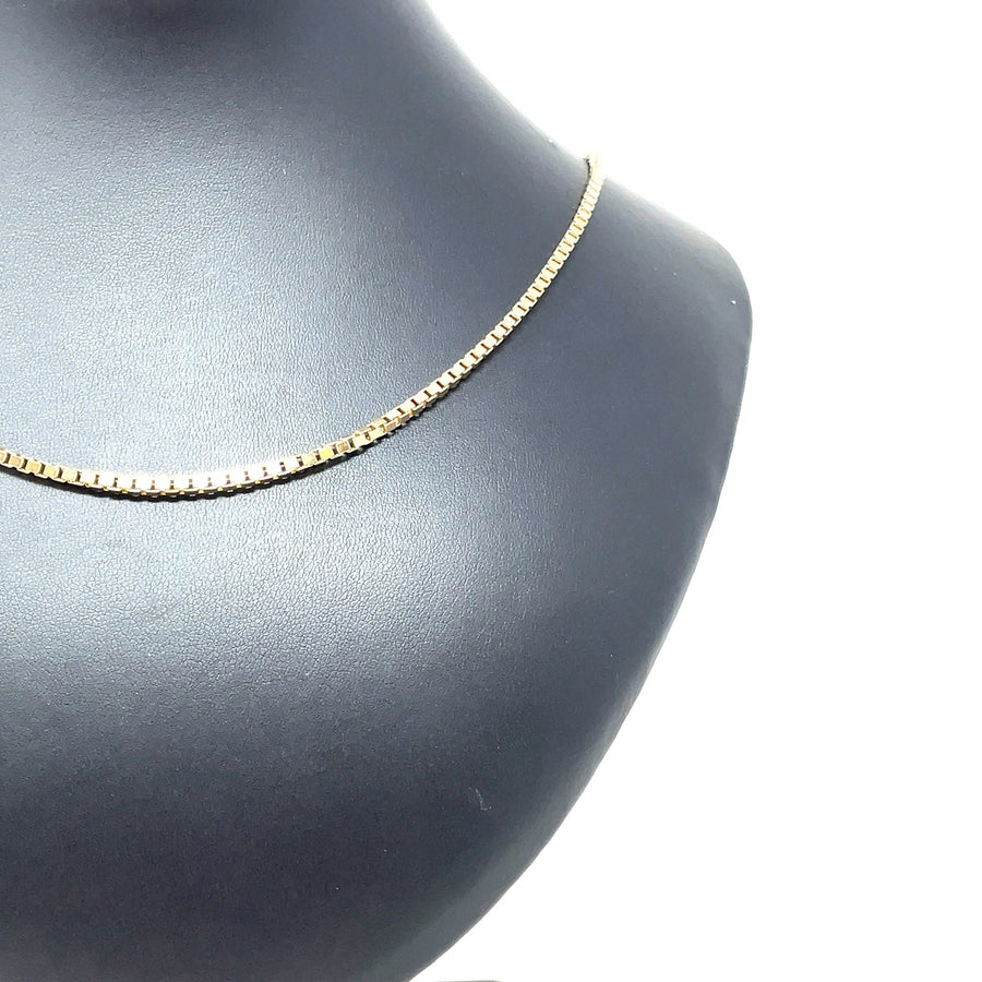 9ct Yellow Gold Box Chain (20")