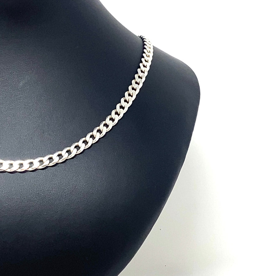 Sterling Silver Curb Chain (21")