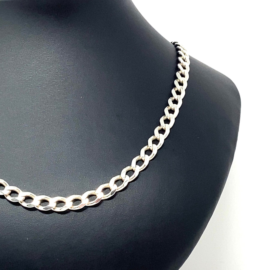 Sterling Silver Curb Chain (24")