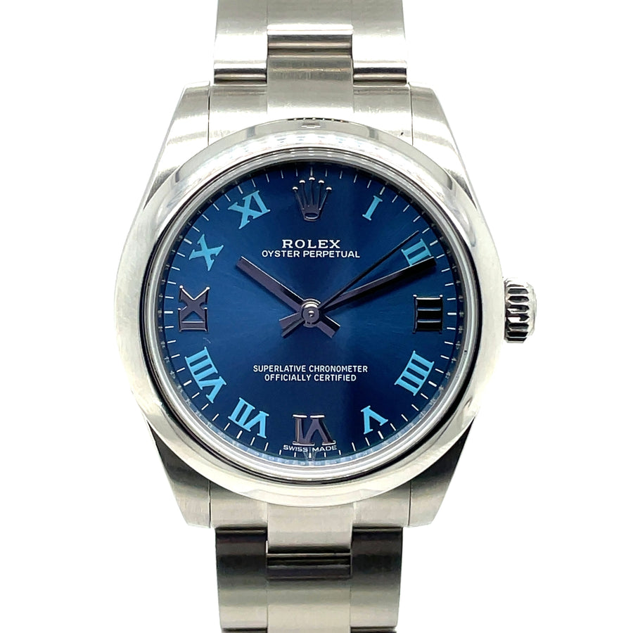 Pre-Owned Stainless Steel Oyster Perpetual Rolex (Midi)