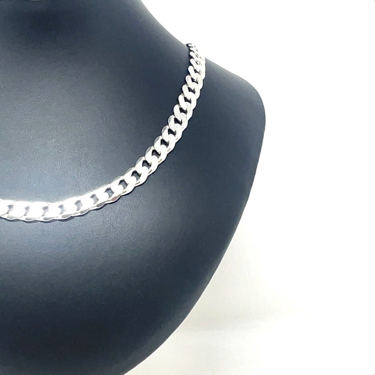 Sterling Silver Curb Chain (22")
