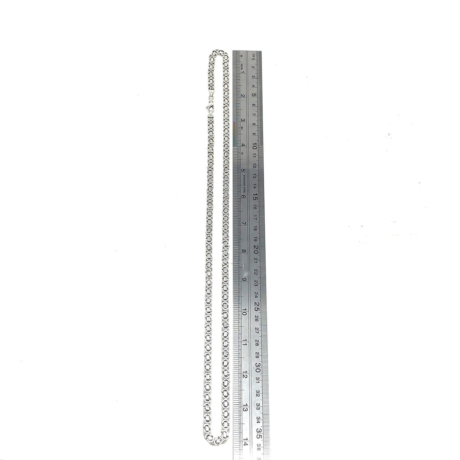 Sterling Silver Fancy Chain (28")