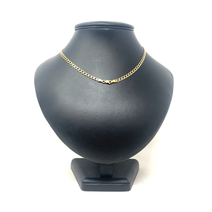 9ct Yellow Gold Curb Chain (16")