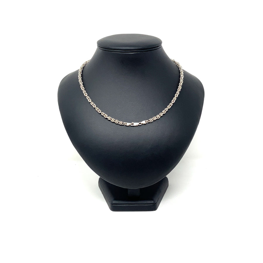 Sterling Silver Fancy Link Chain (18")