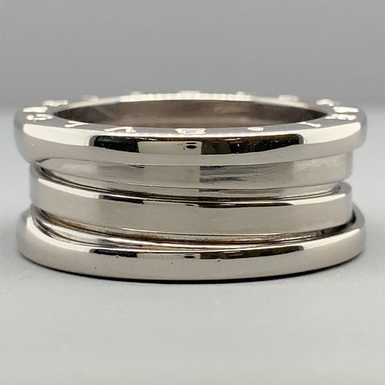18ct White Gold Bvlgari B.zero1 Ring - Size N 1/2