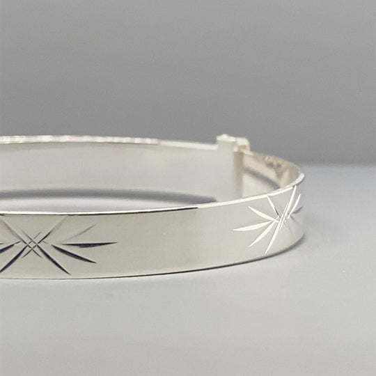 Sterling Silver Baby ID Bangle (NEW!)