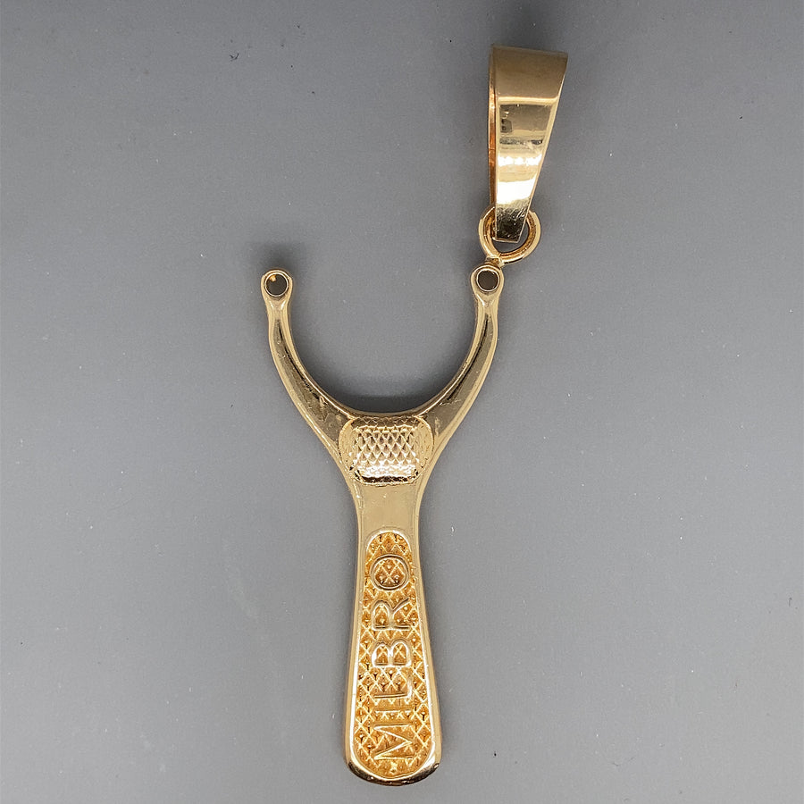 9ct Yellow Gold Milbro Catapult Pendant