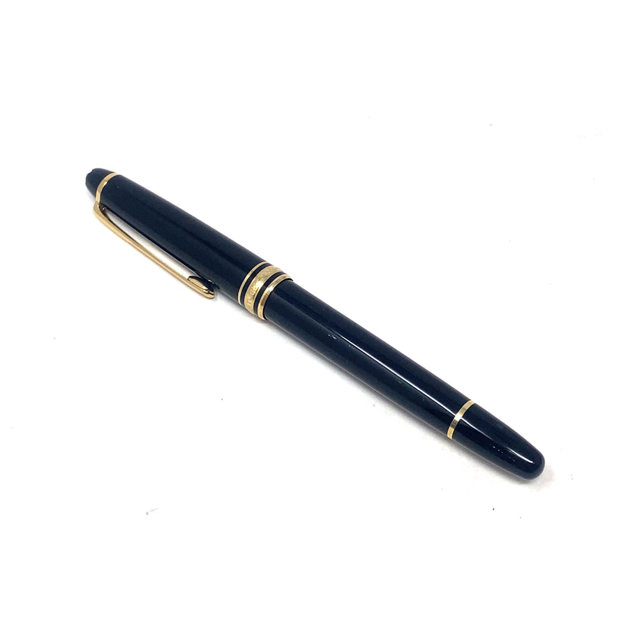 Pre-Owned Montblanc Meisterstuck 14ct Yellow Gold Nib Fountain Pen