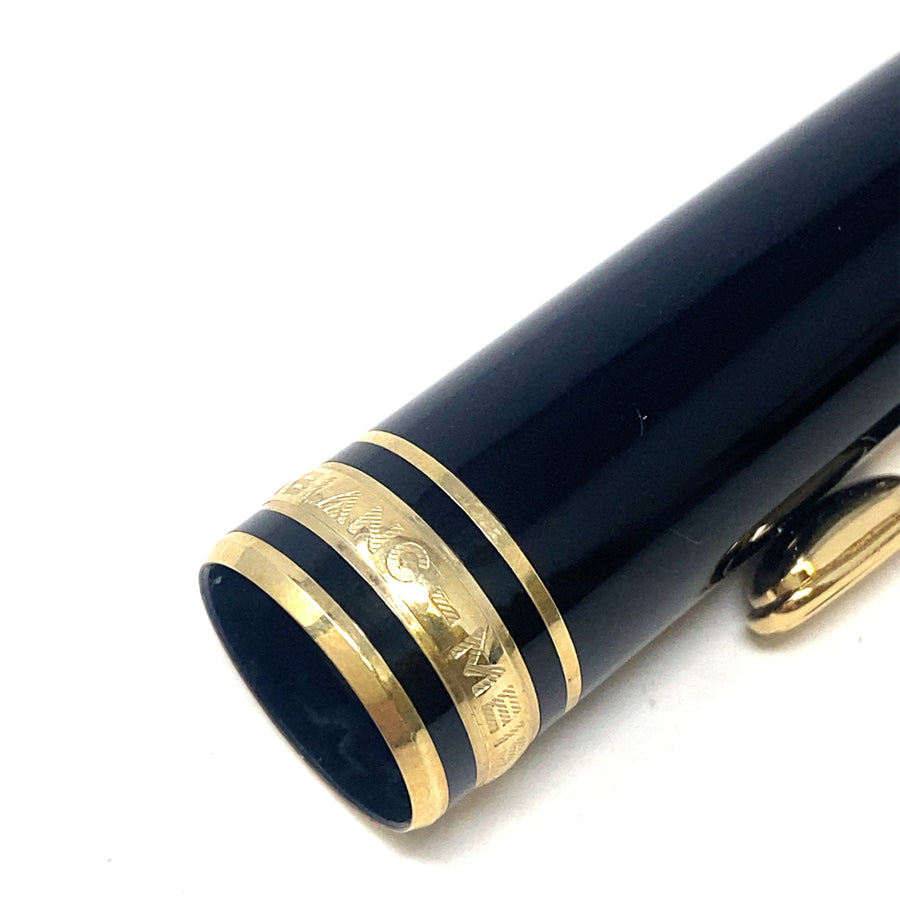 Pre-Owned Montblanc Meisterstuck 14ct Yellow Gold Nib Fountain Pen