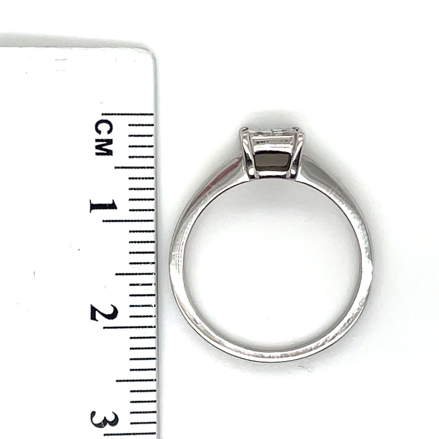 18ct White Gold Four Stone Diamond Ring (c. 0.30ct) - Size L