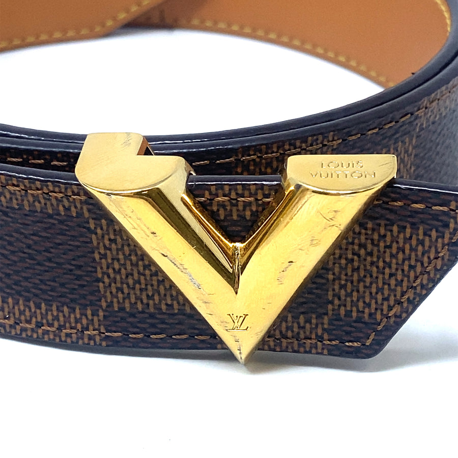 Pre-Owned Louis Vuitton Damier Ebene V Essential Belt