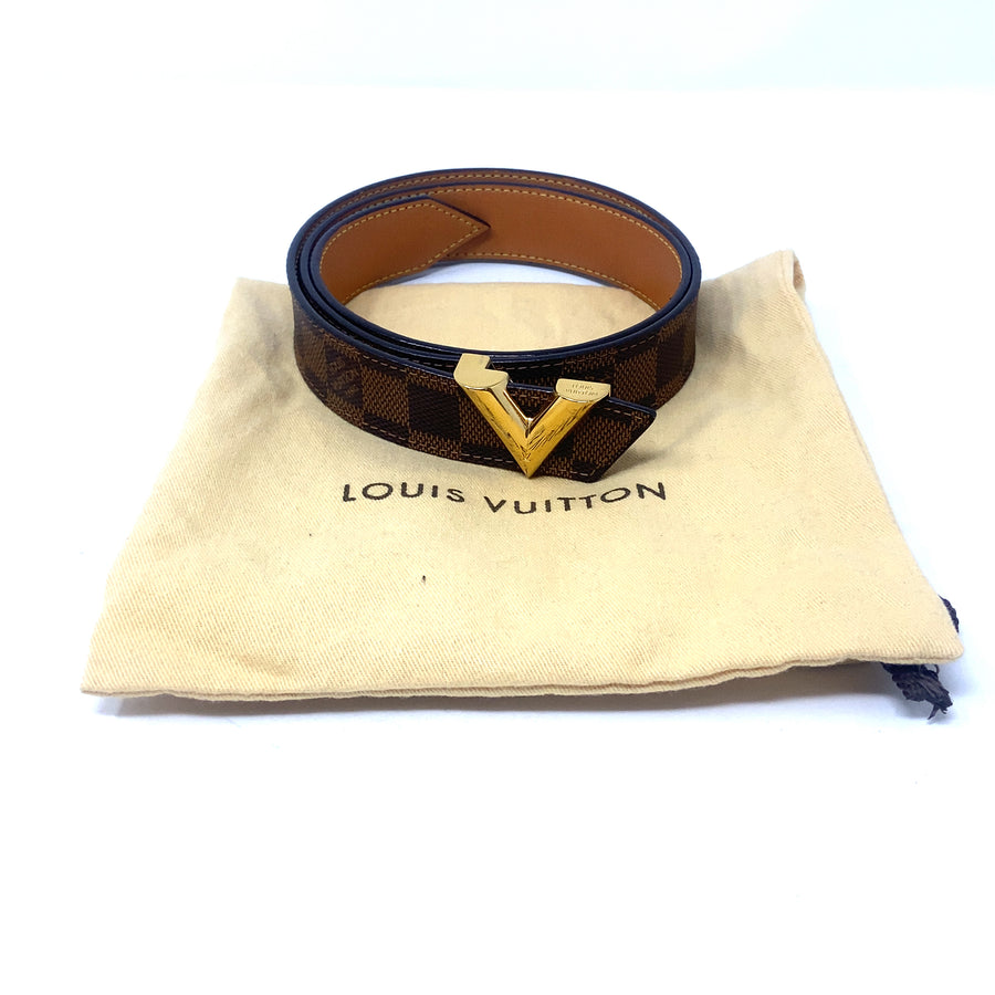 Pre-Owned Louis Vuitton Damier Ebene V Essential Belt