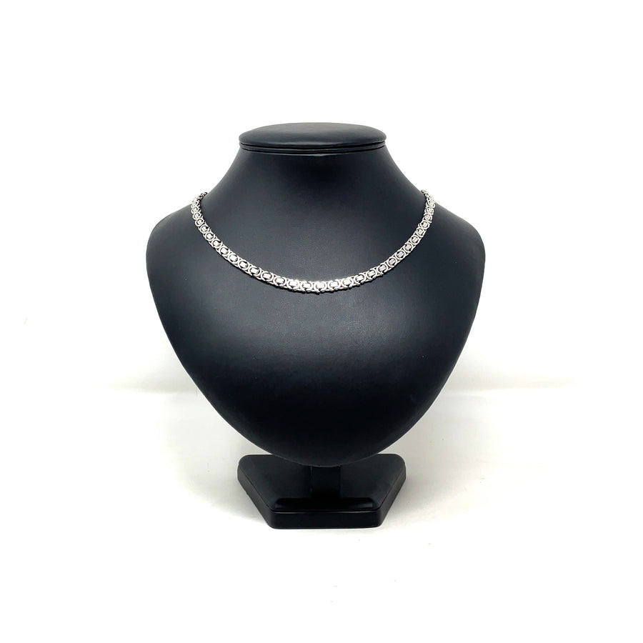 Sterling Silver Fancy Chain (28")