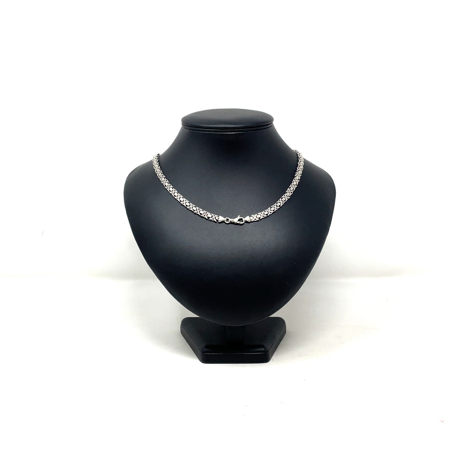 Sterling Silver Fancy Chain (28")