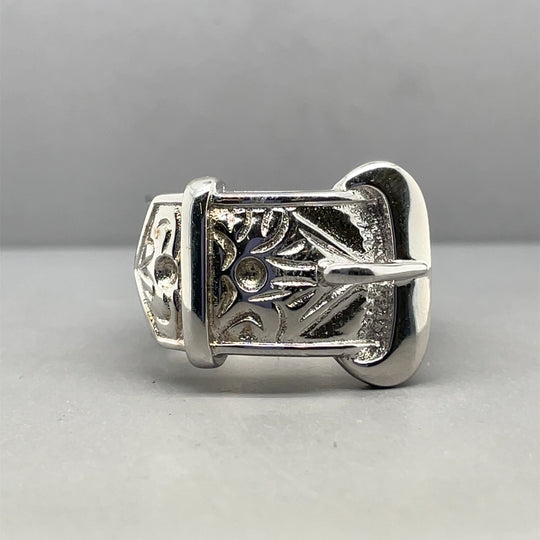 Sterling Silver Buckle Ring - Size U (NEW!)