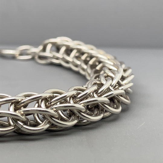 Sterling Silver Fancy Link Bracelet