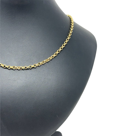 9ct Yellow Gold Belcher Chain (21")