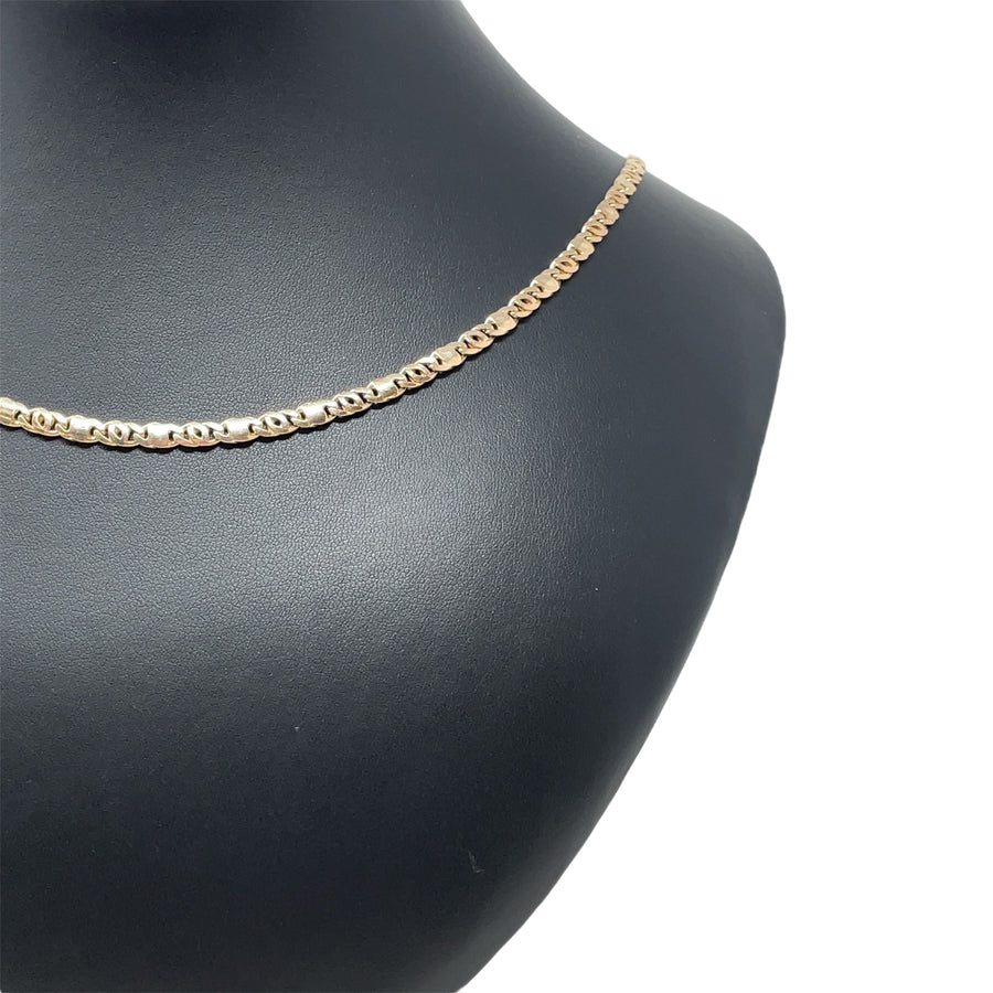 9ct Yellow Gold Marine Link Chain (28")