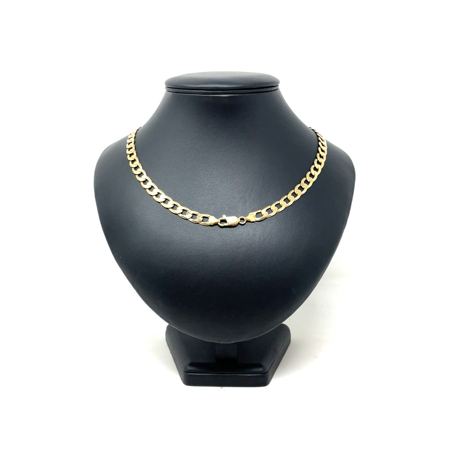 9ct Yellow Gold Curb Chain (20")