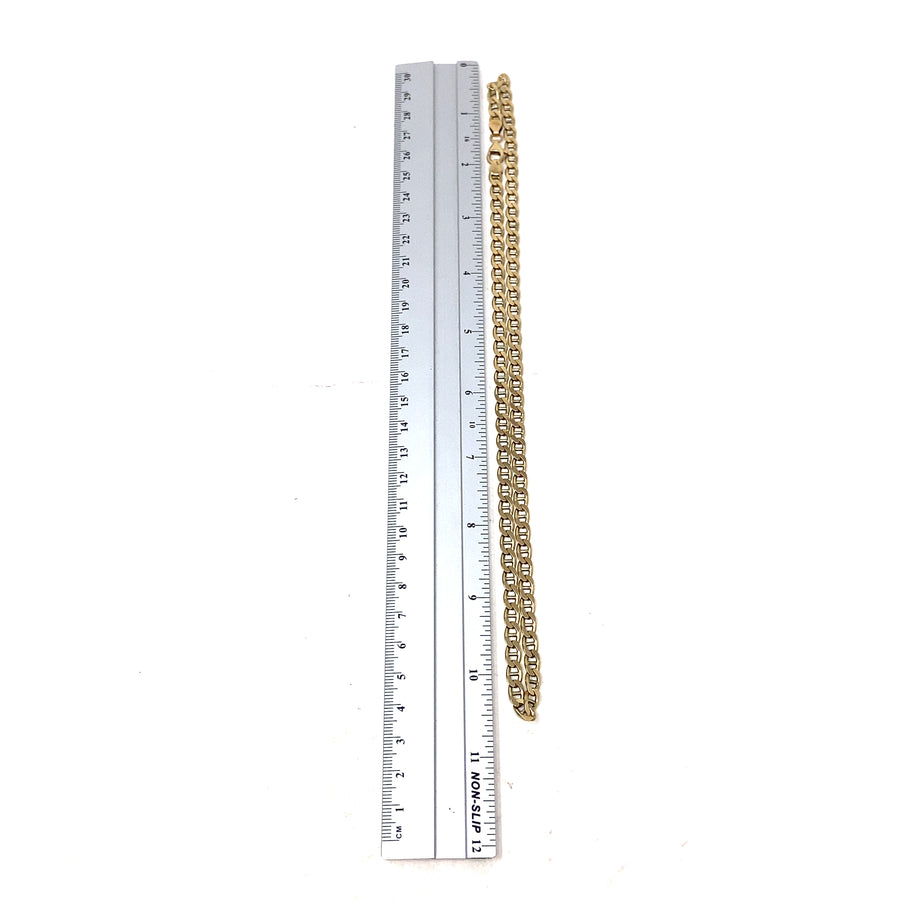 9ct Yellow Gold Marine Link Chain (20")