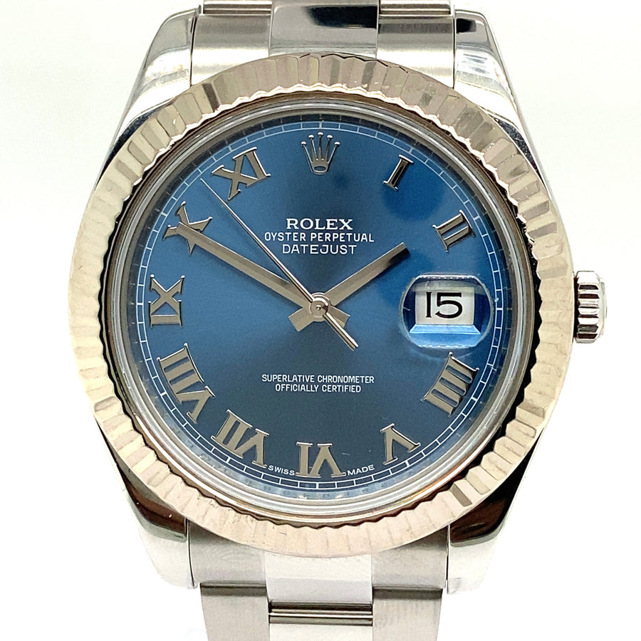Pre-Owned Stainless Steel Datejust II Rolex (Gents)