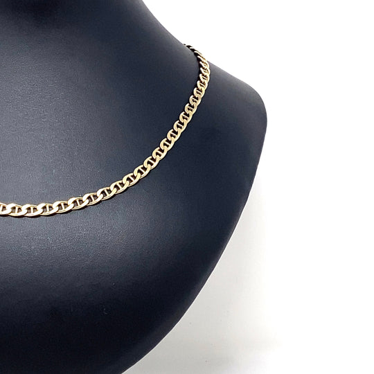 9ct Yellow Gold Marine Link Chain (20")