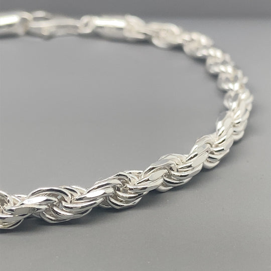 Sterling Silver Rope Bracelet (NEW!)