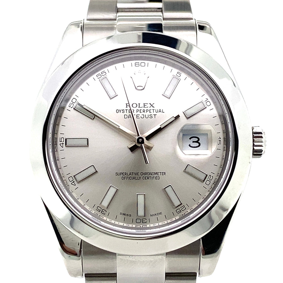 Pre-Owned Stainless Steel Datejust Rolex (Gents)