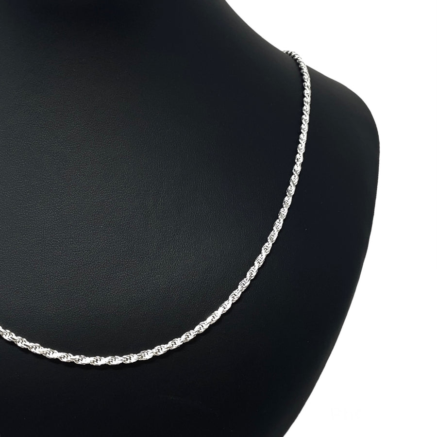 Sterling Silver Rope Chain (21") (NEW!)