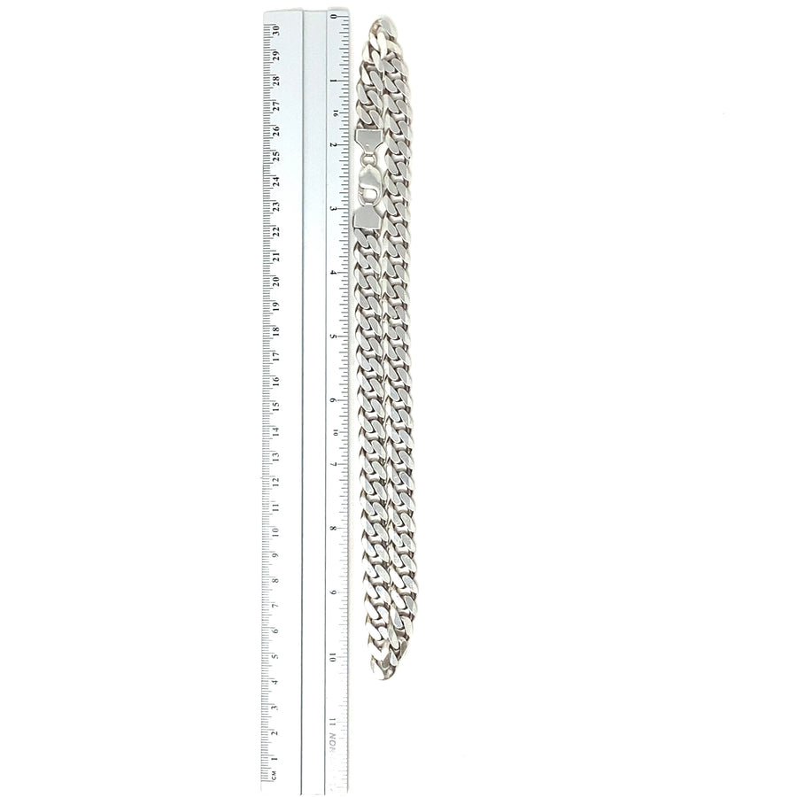 Sterling Silver Heavy Curb Chain (20")