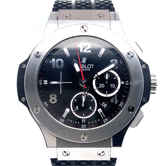 Pre-Owned Hublot Big Bang Steel and Rubber Watch (Gents)